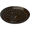 Ekena Millwork Foster Shell Ceiling Medallion (Fits Canopies up to 9 5/8"), Hand-Painted Bronze, 15 3/4"OD x 2"P CM15FOBZS - alternate 3